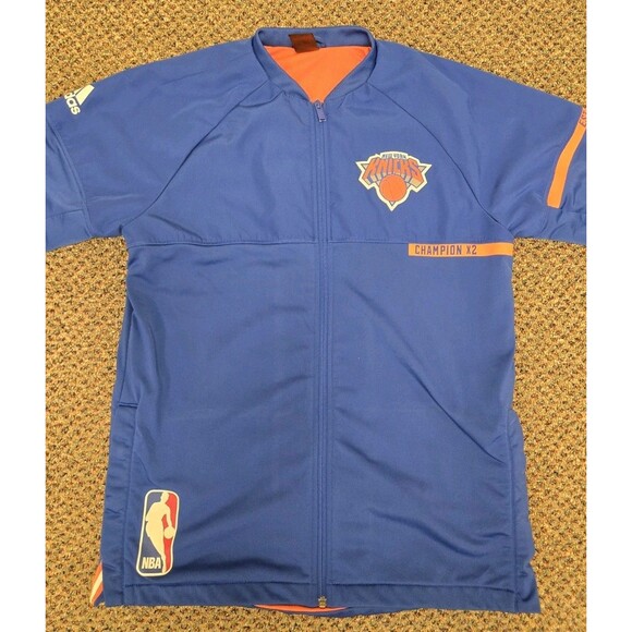 adidas Other - Adidas New York Knicks Warm Up Jacket Blue 2016 (Men's L)